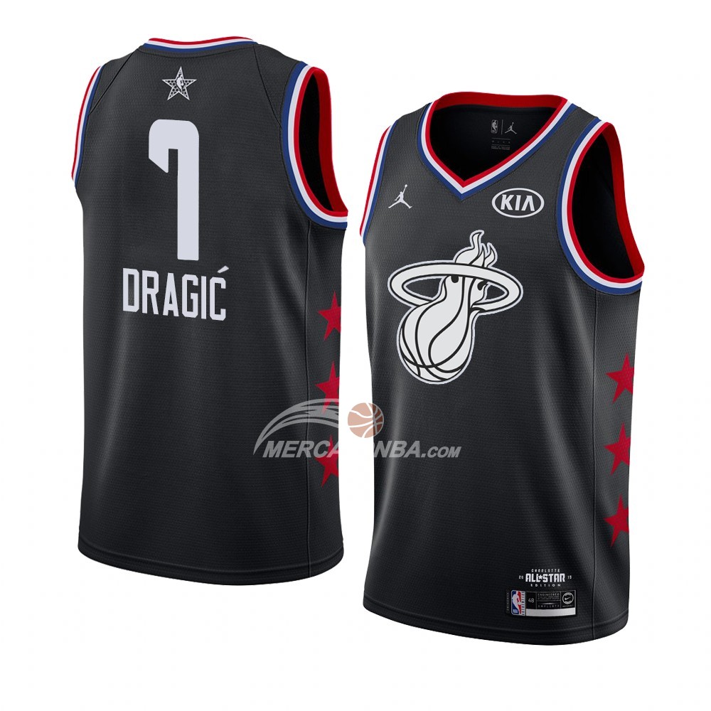 Maglia All Star 2019 Miami Heat Goran Dragic Nero